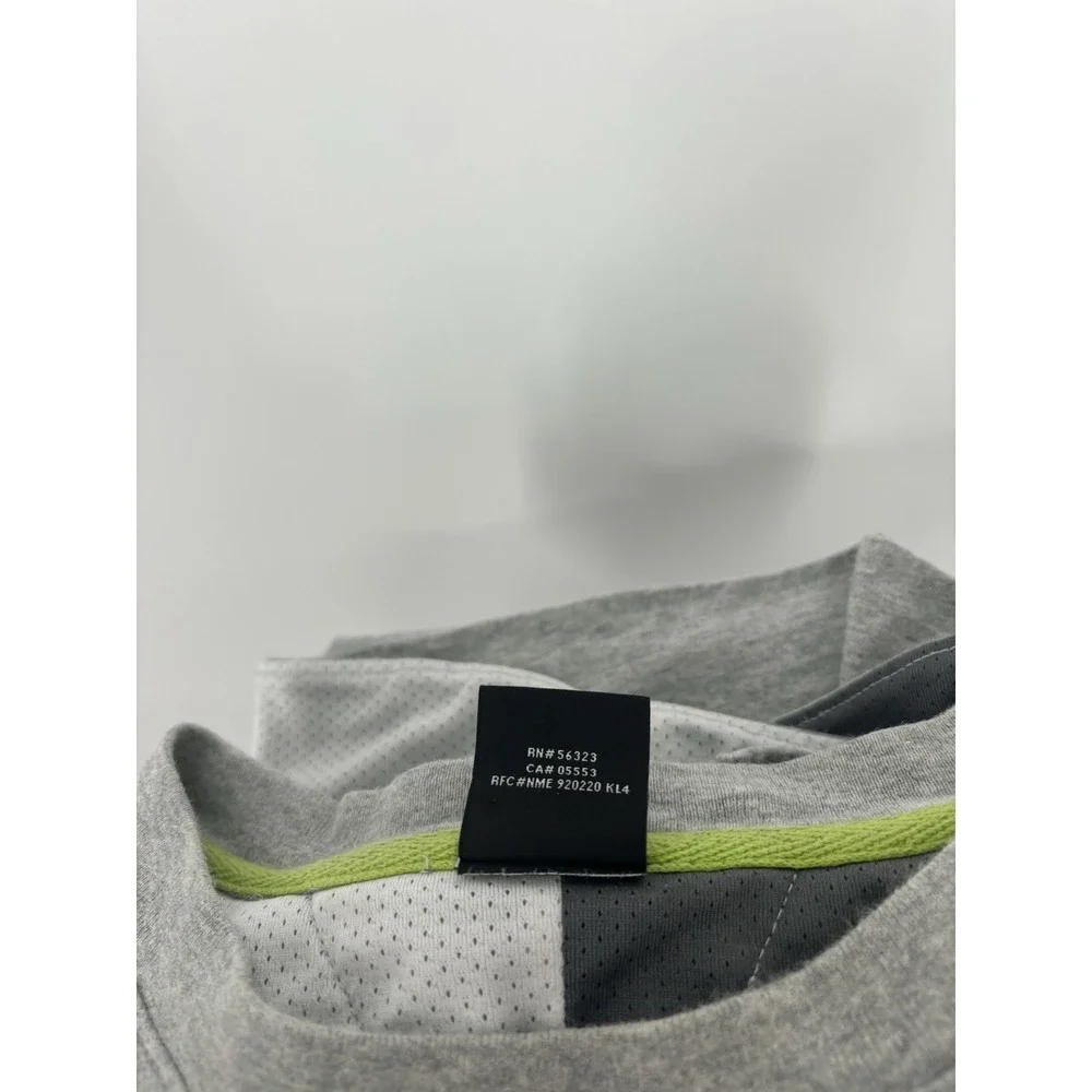 Air Jordan Nike Argyle‎ Diamond Printed Embroidered Vented Long Sleeve Tee 2XL